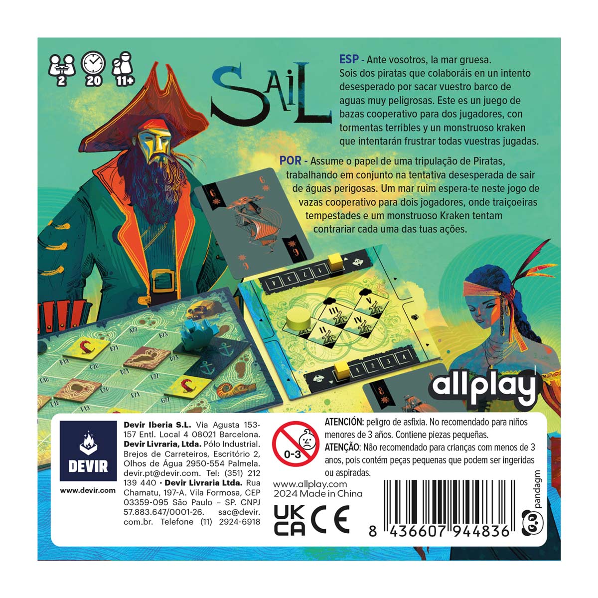 Sail, Ediçaõ de Portuguesa