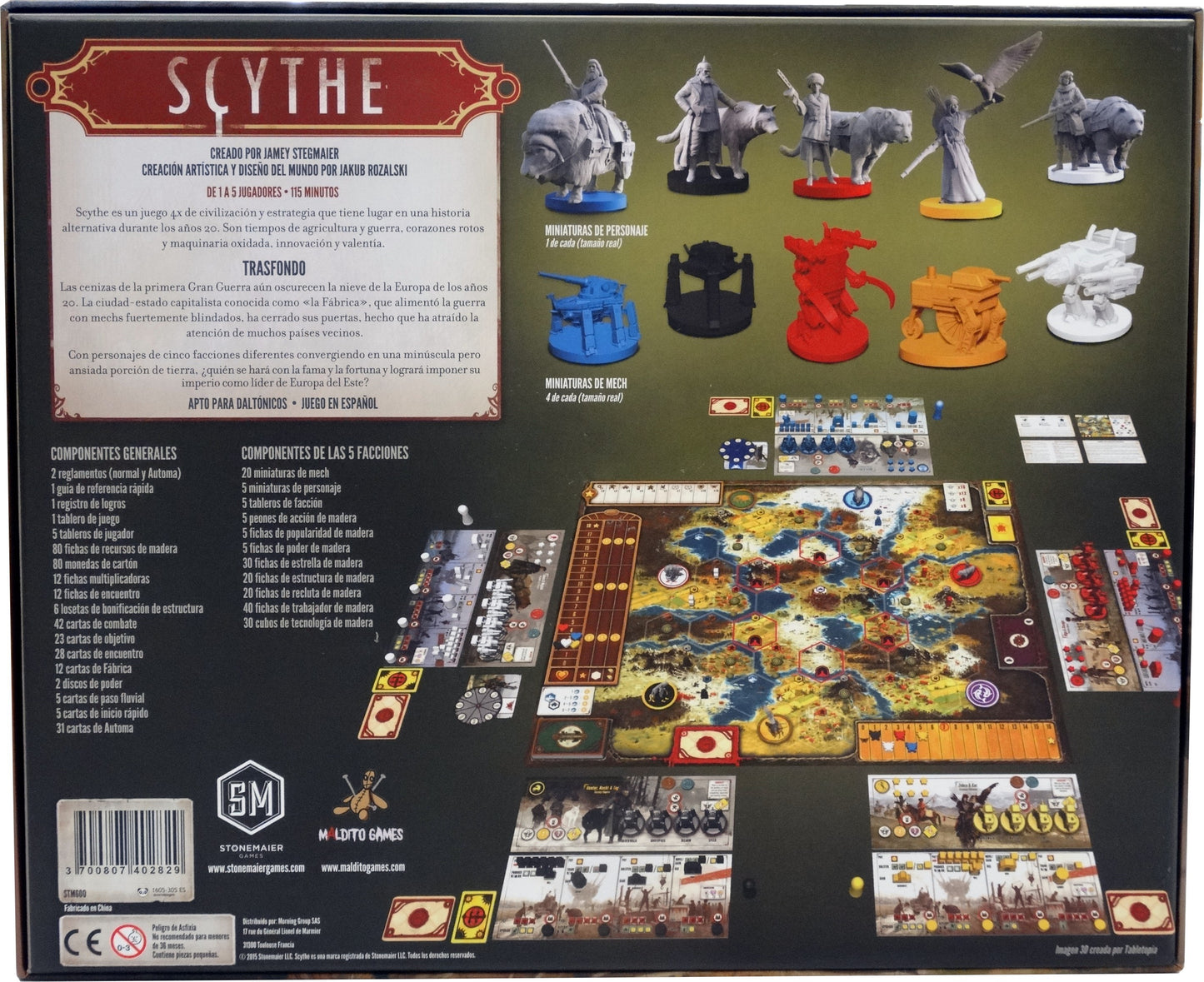 Scythe, Edicíon de Español