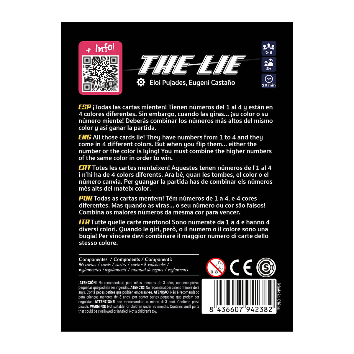 The Lie, Edição em Portugûes, Espanhol e Inglês