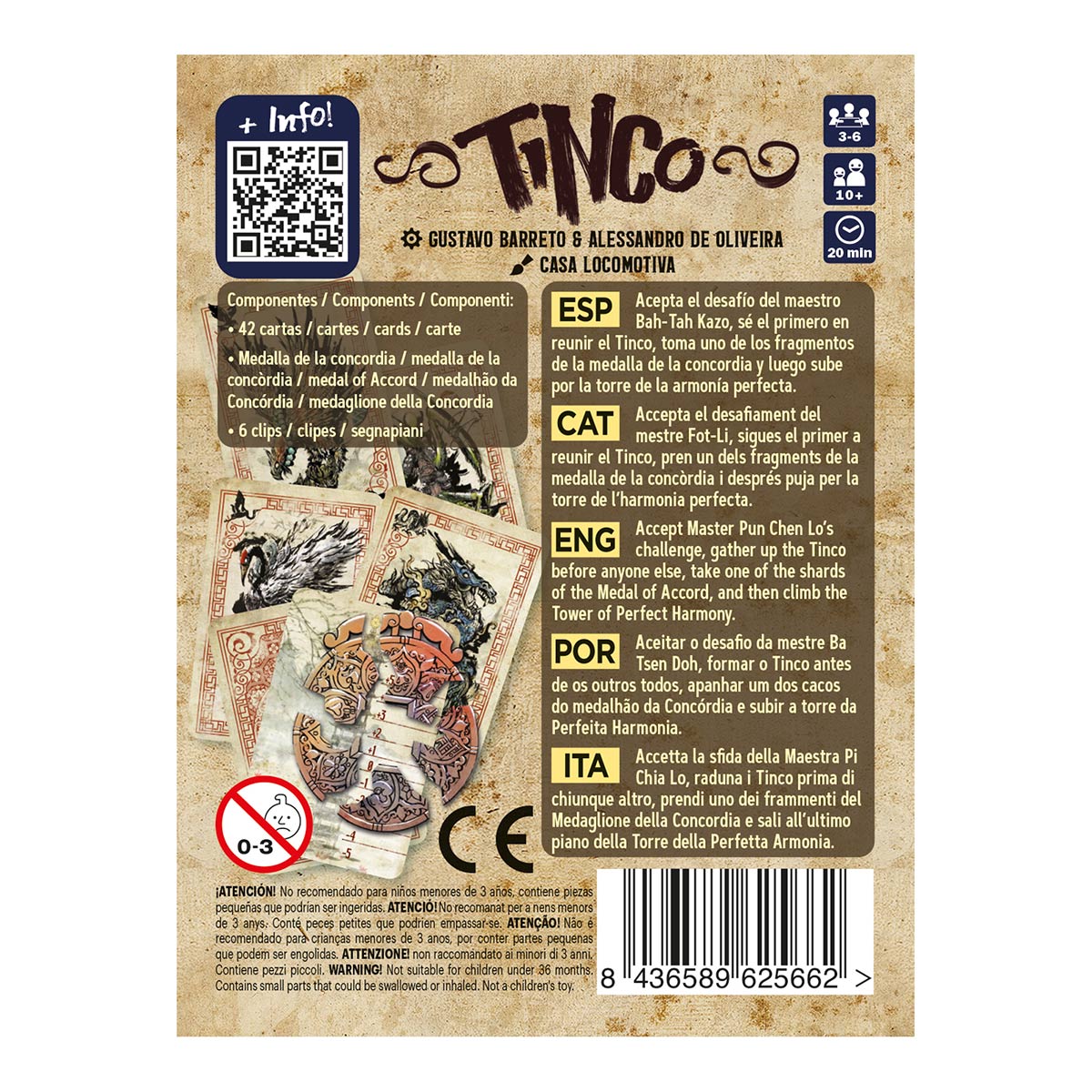 Tinco, Edição em Português