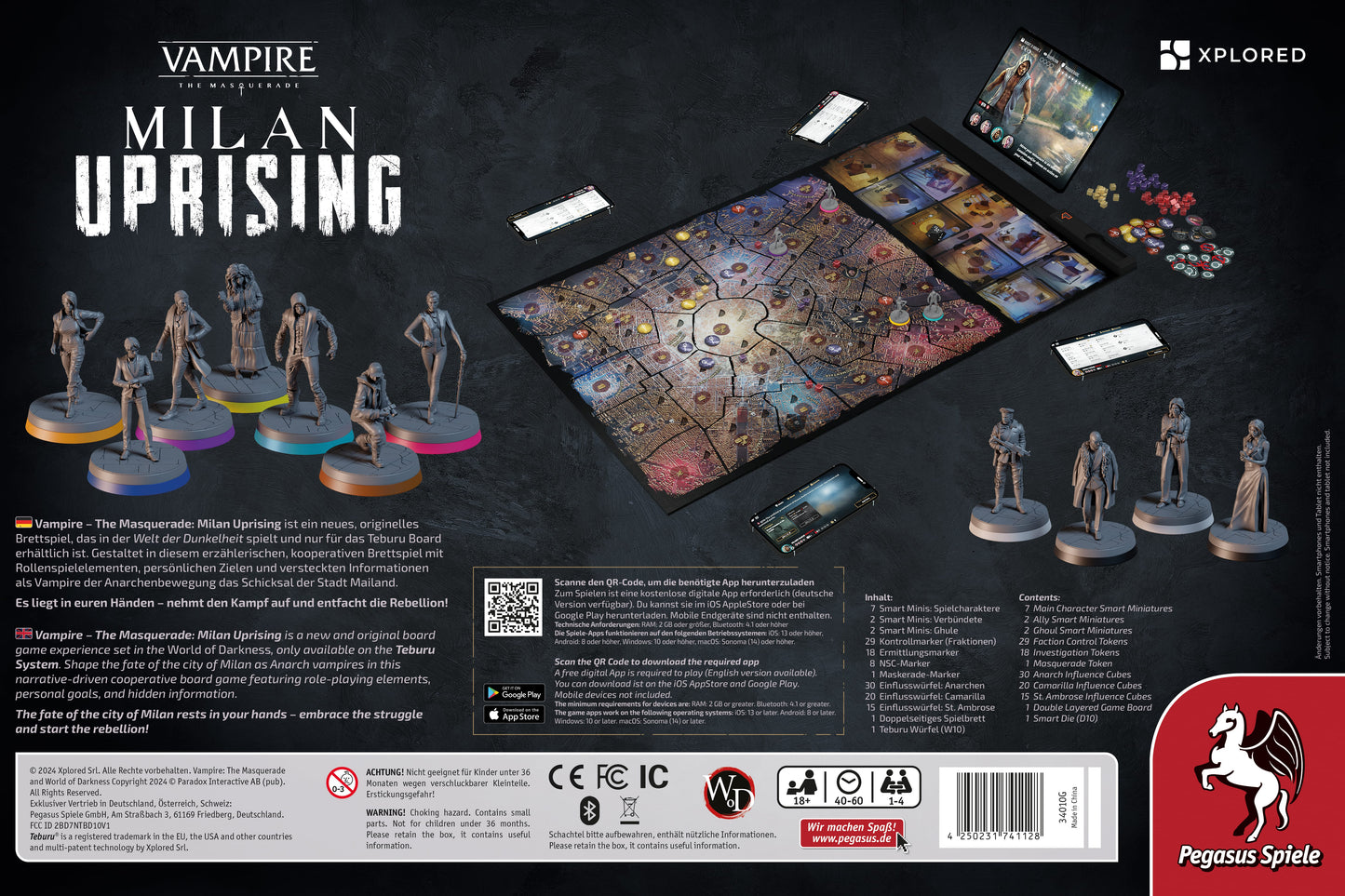 Teburu Gaming System: Vampire – The Masquerade, Milan Uprising (EN)