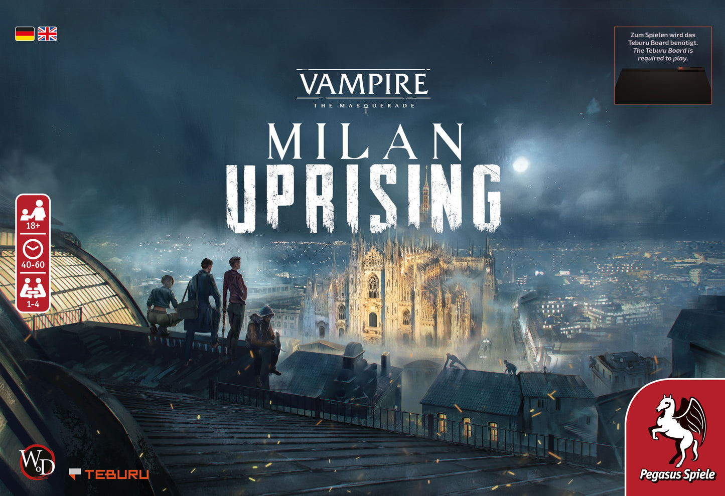 Teburu Gaming System: Vampire – The Masquerade, Milan Uprising (EN)