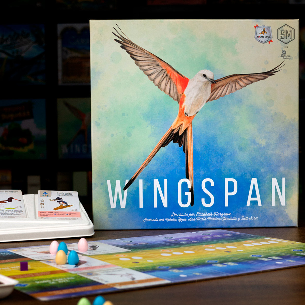Wingspan Jogo de Mesa, Edicíon en Español