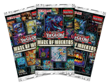 Yu-Gi-Oh Maze of Muertos Booster Display of 24 Packs of 7 Cards Each, English Edition