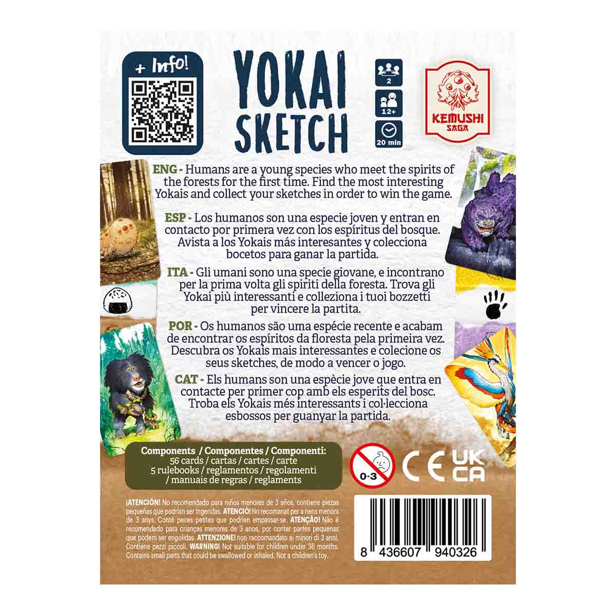 Yokai sketch, Ediçâo em Portugûes