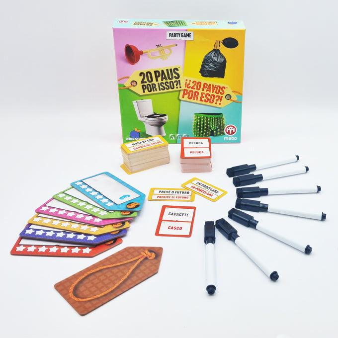 20 Paus Por Isso, Portugûes Jogo de Tabuleiro