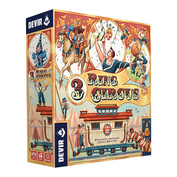 3 ring circus pt jogo de tabuleiro