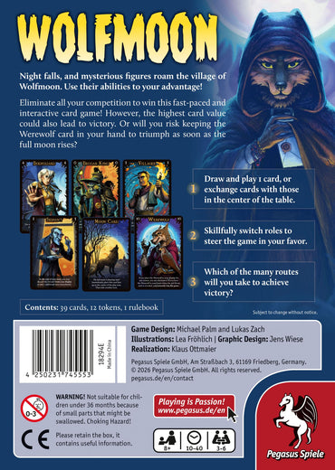 Wolfmoon Board Game, English