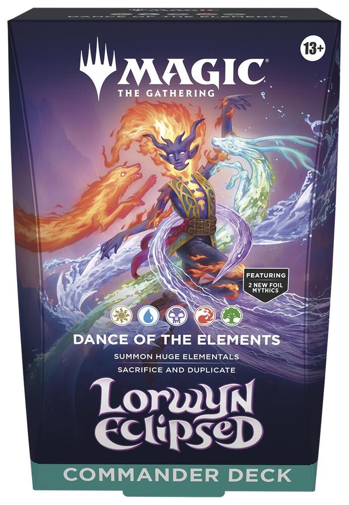 Magic The Gathering Lorwyn Eclipsed Commander Deck - Dance of the Elements, English Edition