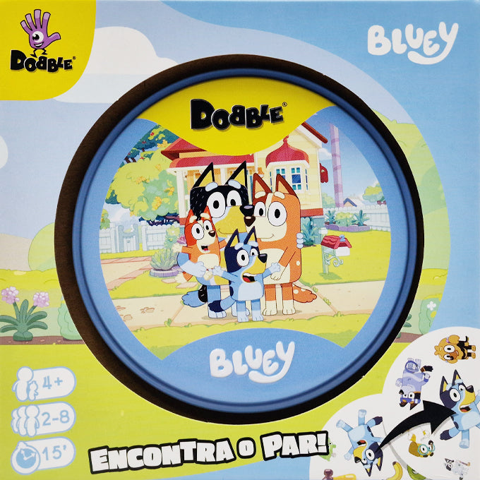 Dobble Bluey Portuguese Jogo de Tabuleiro