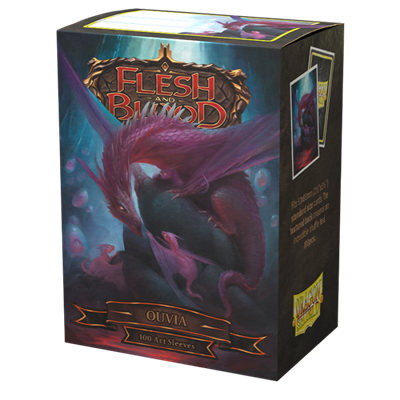 Flesh and Blood Art Sleeves: Ouvia, Matte, 63 x 88, Pack of 100