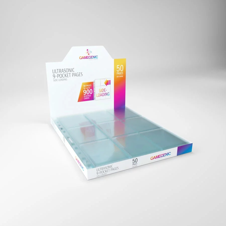 Gamegenic Ultrasonic: 9-Pocket Pages Sideloading, 237 x 290, 50 Sheets