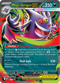 Pokemon Mega Moonlit Tin Featuring Mega Gengar Ex, English Edition