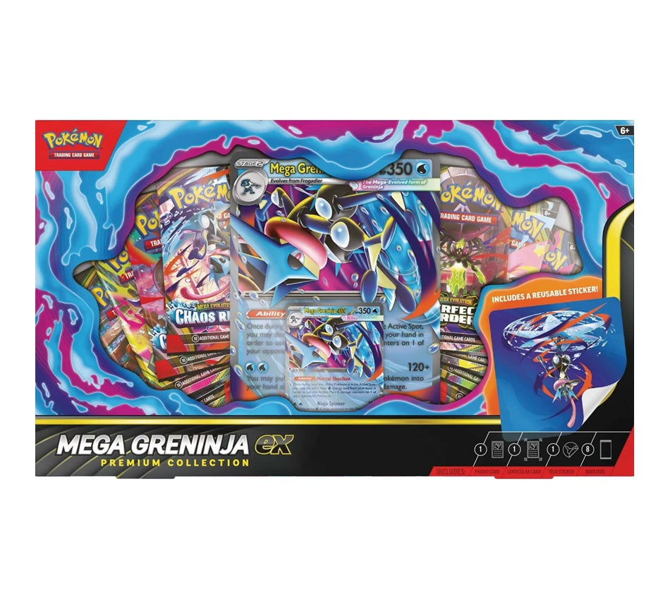Pokemon Mega Greninja Ex Premium Collection, English