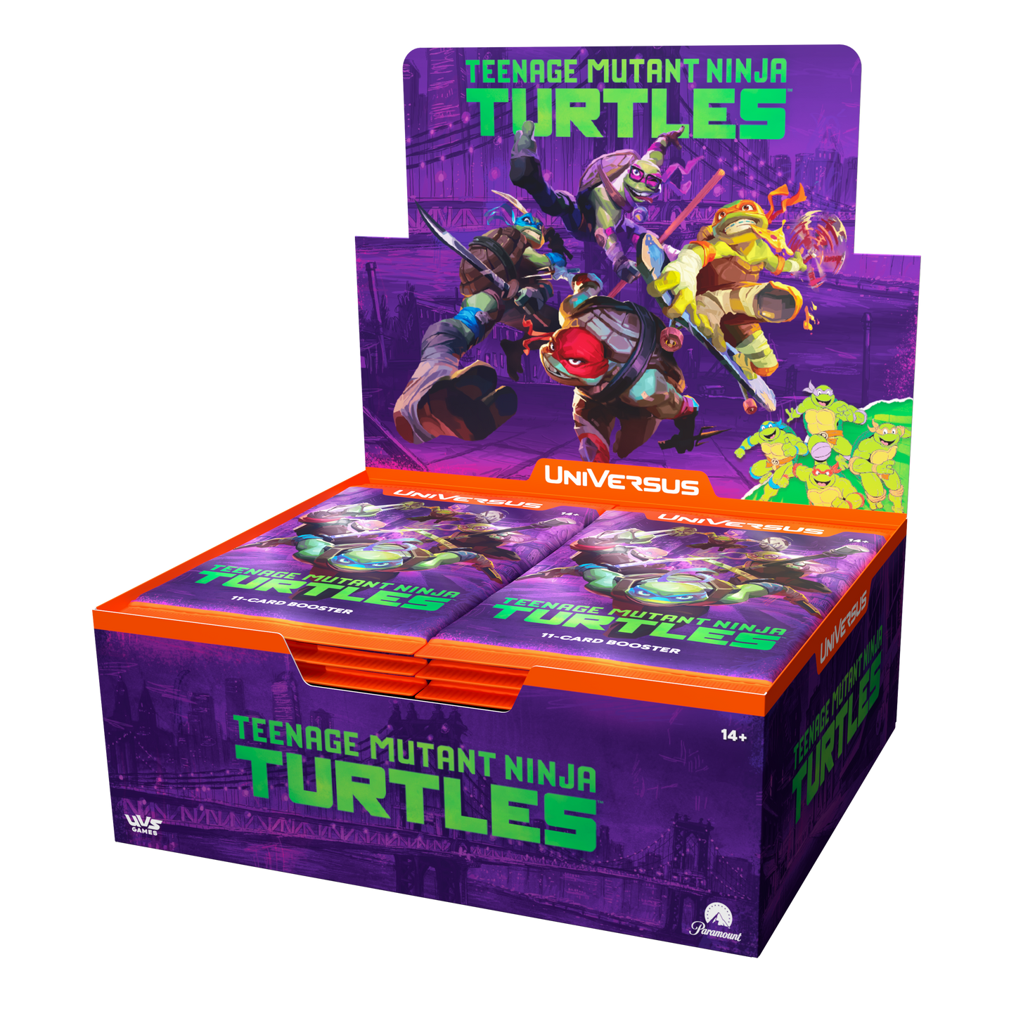 Teenage Mutant Ninja Turtles Booster Display Box by Universus CCG, English Edition