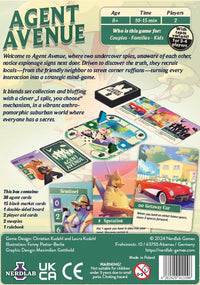 Agent Avenue, English Board Game