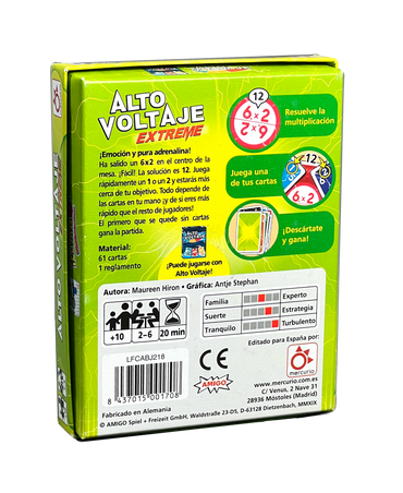 Alto Voltaje Extreme, Edicíon en Español