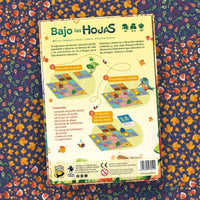 Bajo las Hojas Board Game, Spanish Edition