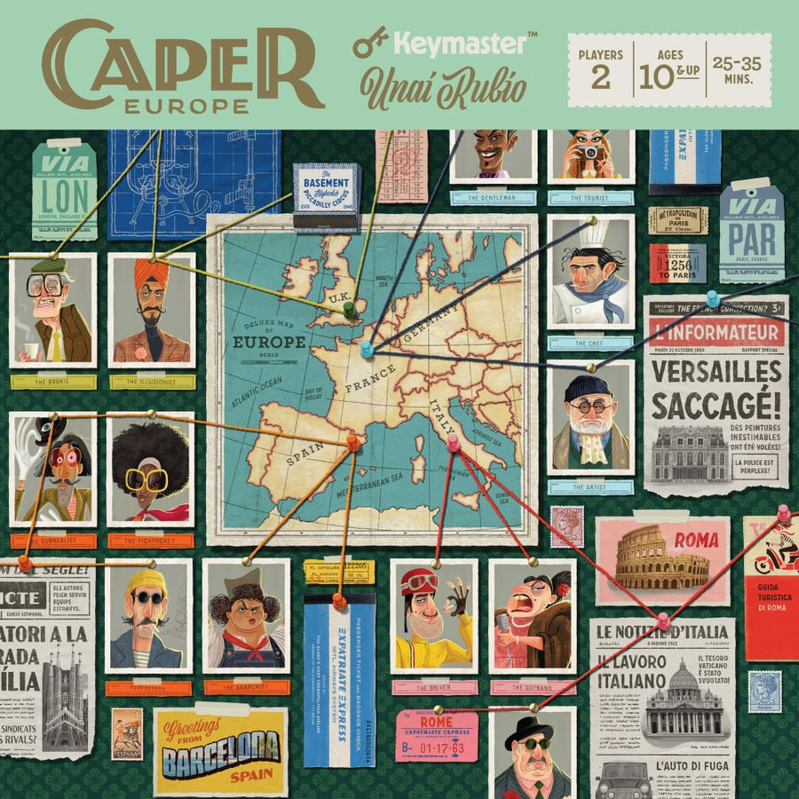 caper europe en jogo de tabuleiro