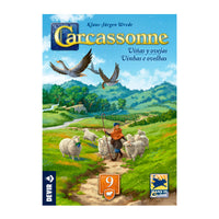 Carcassonne Expansão 9: Vinhas e Ovelhas, Edição em Português e Espanhol