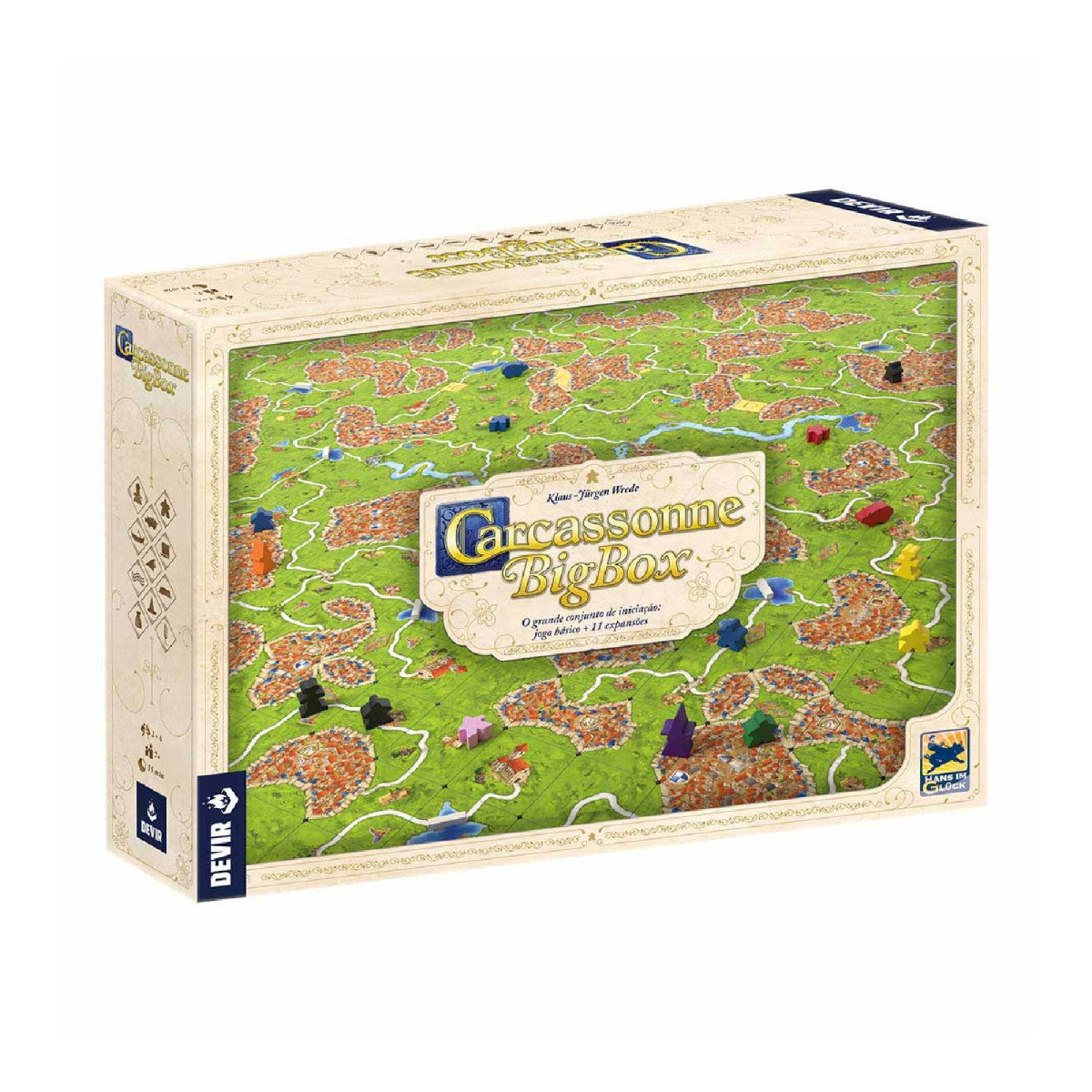 carcassone big box pt jogo de tabuleiro