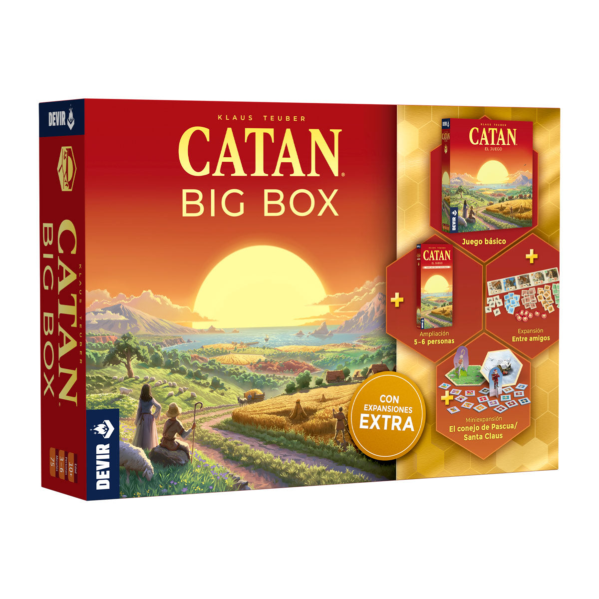 Catan Big Box Juego de Mesa, Edicíon en Español