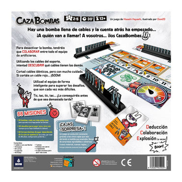 Caza Bombas Español Juego de Mesa