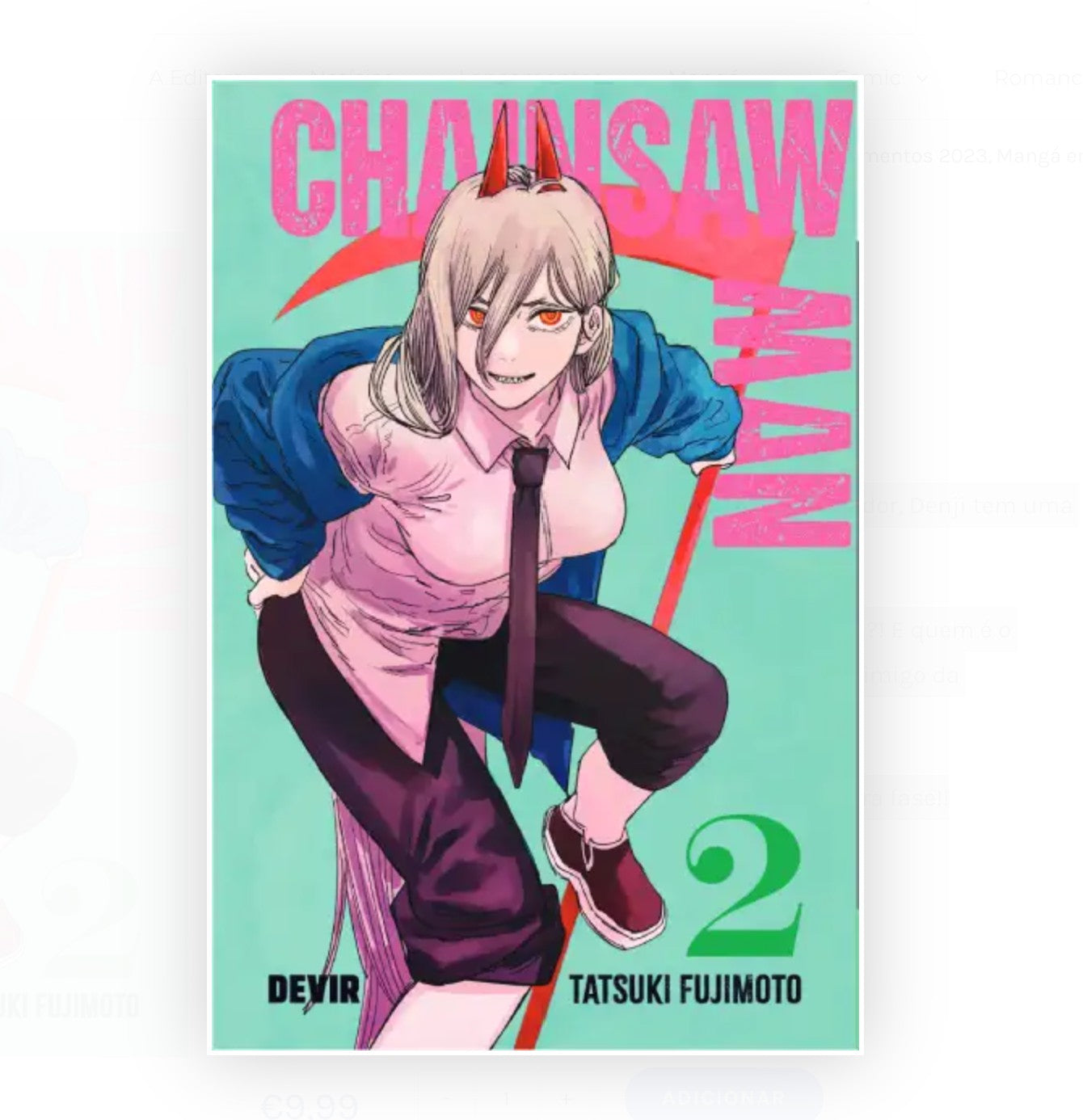 Chainsaw Man Vol. 2 Mangá em Portugûes, Tatsuki Fujimoto
