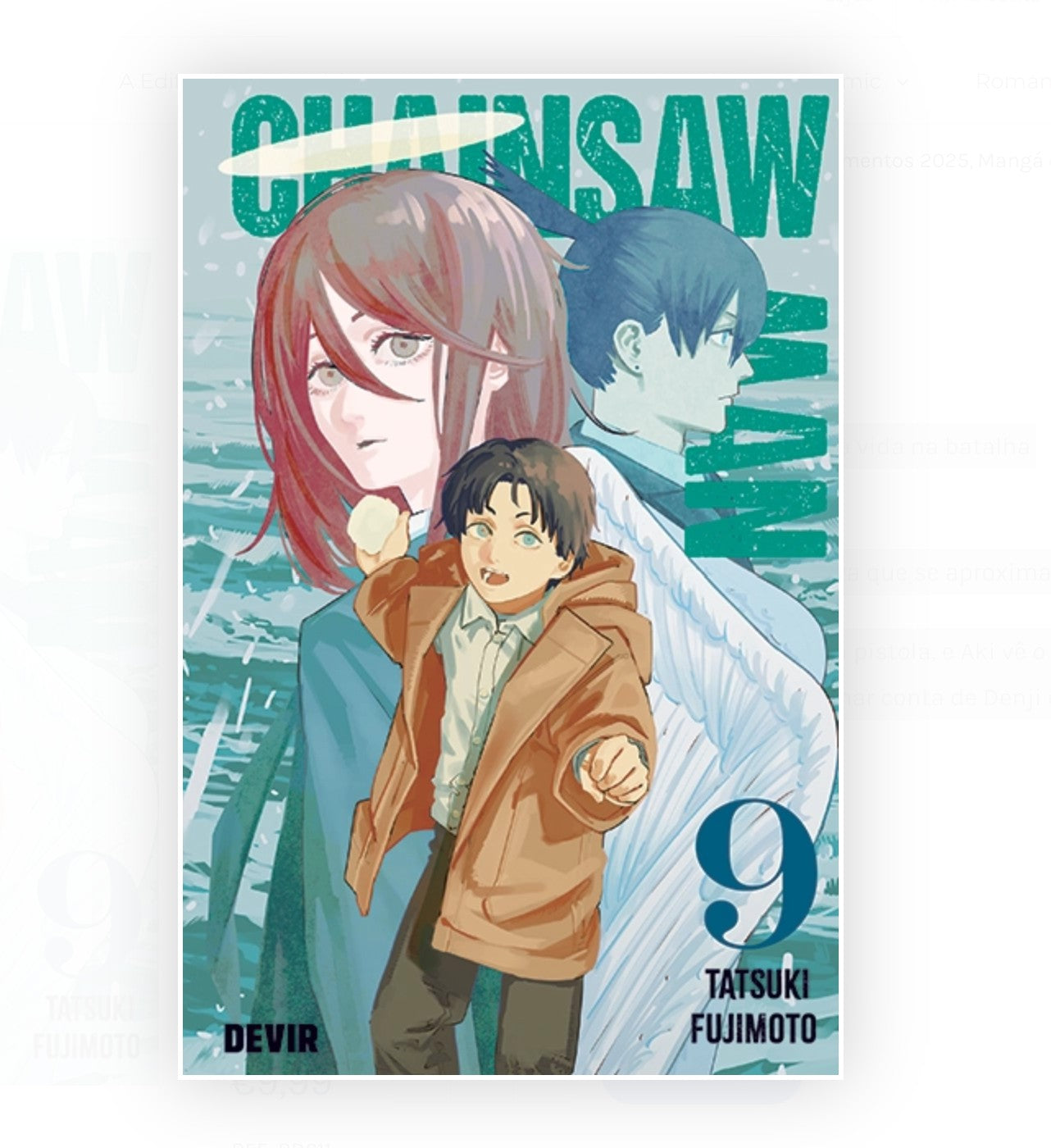 Chainsaw Man Vol. 9 Mangá em Portugûes, Tatsuki Fujimoto