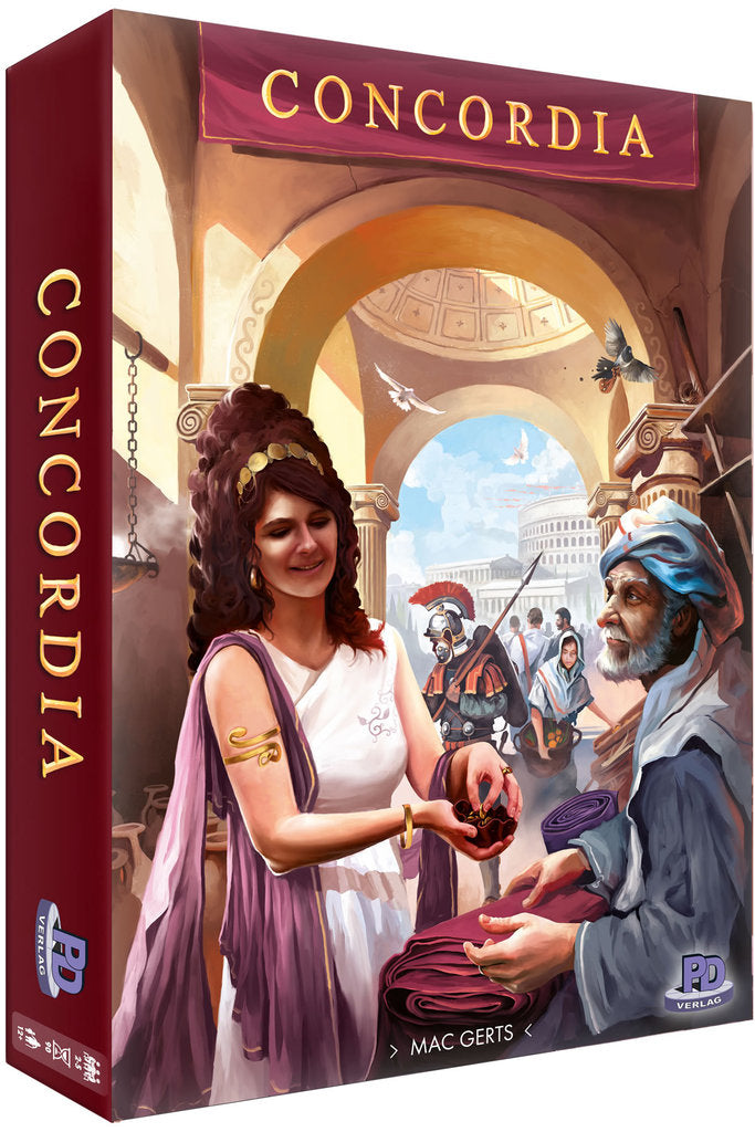 Concordia Board Game Bundle, Used, Base Game + Brittania / Germania Maps + Solitaria Expansion, English