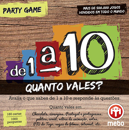Del 1 al 10: ¿Cuánto vales? (Portugués)