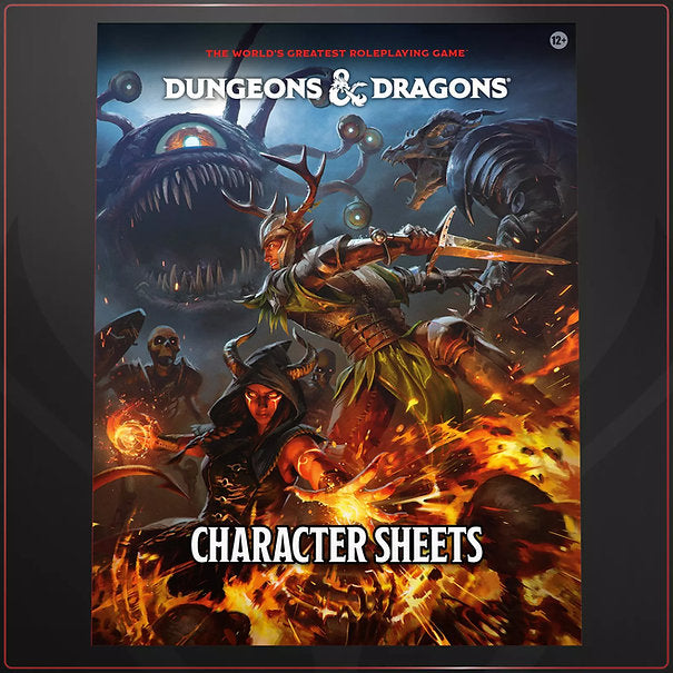 d and d character sheets 50 2024 en jogo de tabuleiro