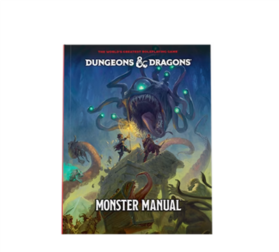 d and d monster manual 2024 en jogo de tabuleiro