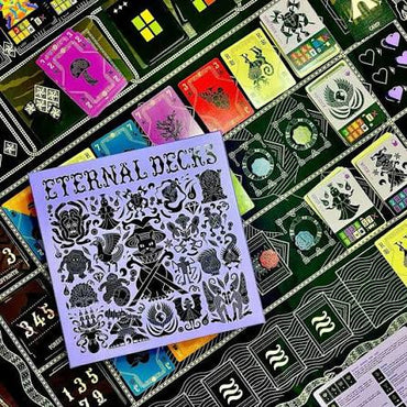 Eternal Decks Jogo de Tabuleiro, Edição em Português e Inglês