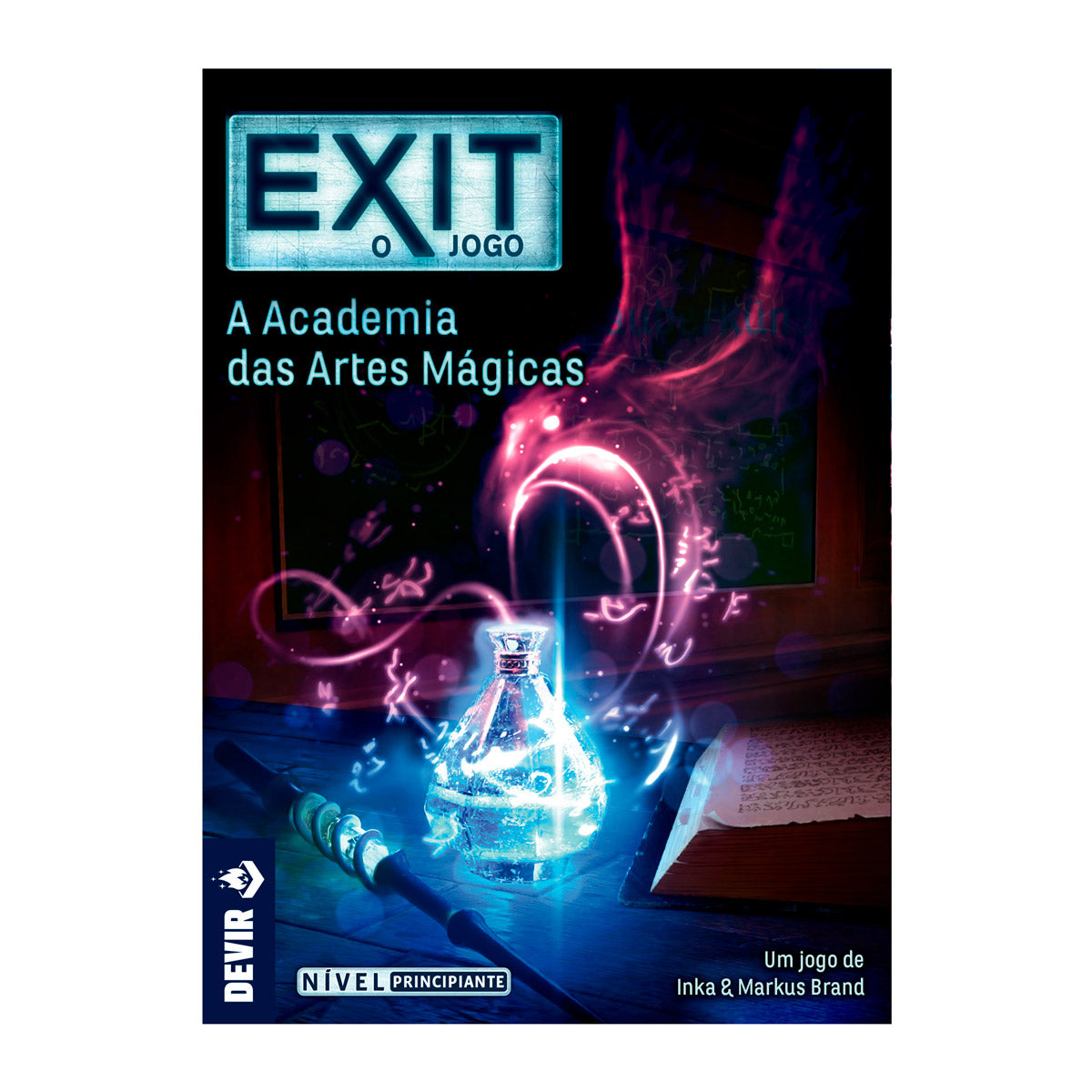Exit: The Academy of Magical Arts Board Game in Portuguese