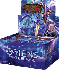 Flesh and Blood Omens of the Third Age: Booster Display, 24 Packs of 16 Cards, English Edition