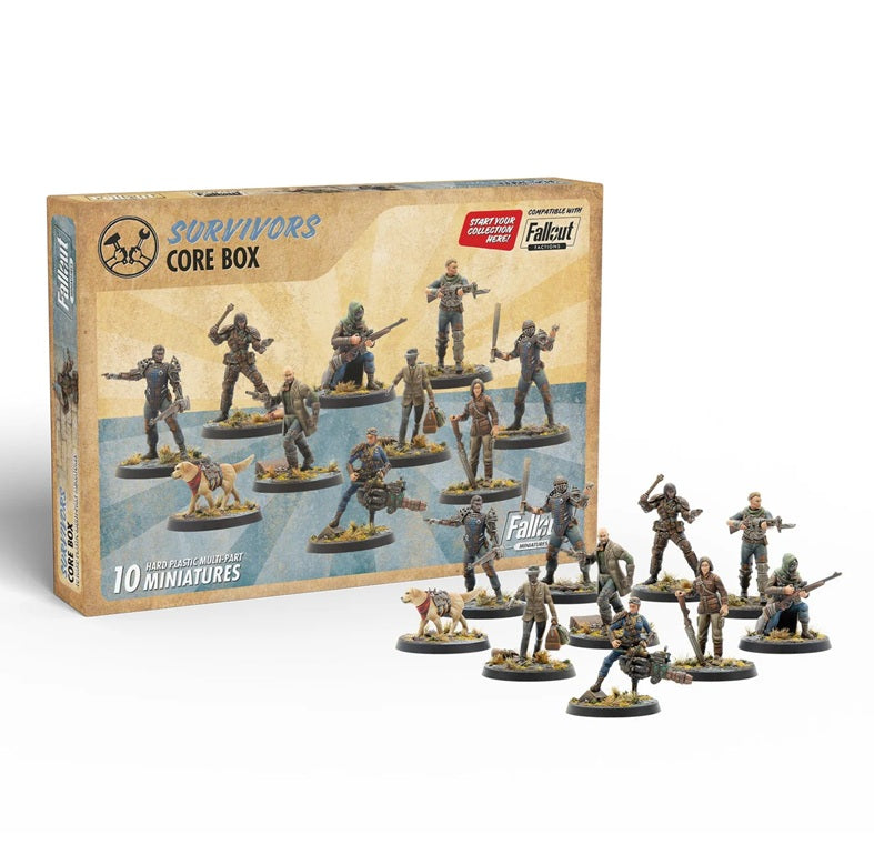Fallout Miniatures - Wasteland Survivors Core Box, English Edition