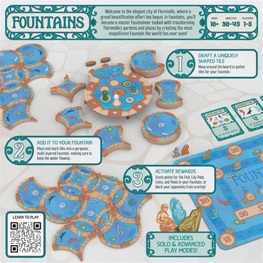 Fountains English Board Game