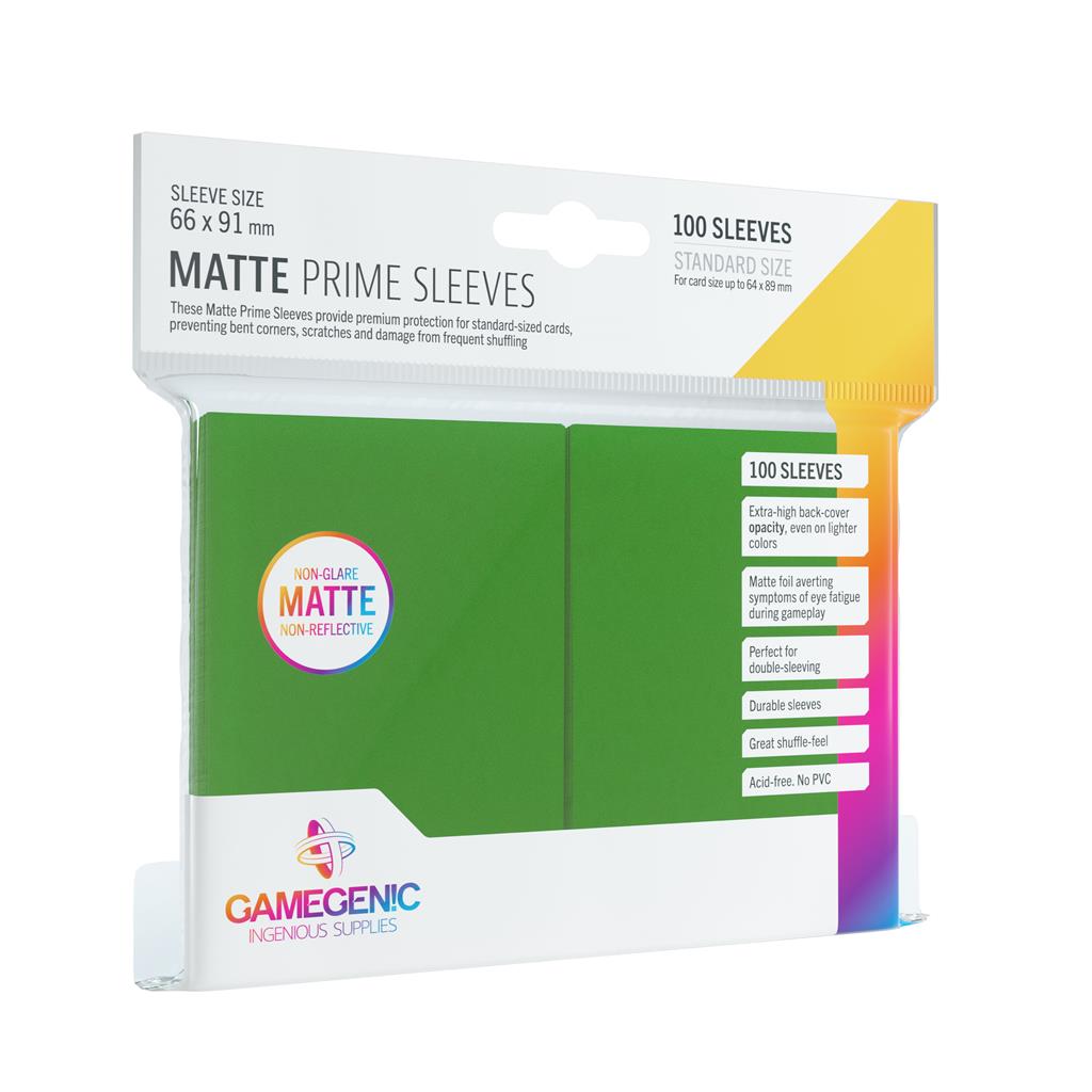 Gamegenic Matte Prime Sleeves, 66 x 91, Pack of 100
