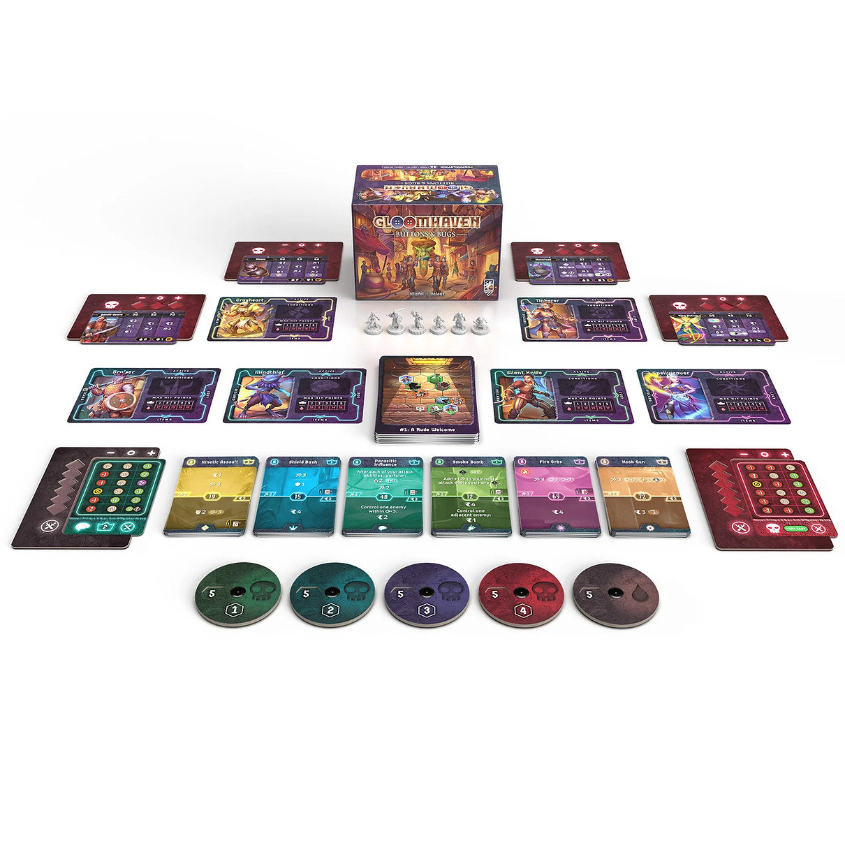 Gloomhaven: Botones y errores (en inglés)