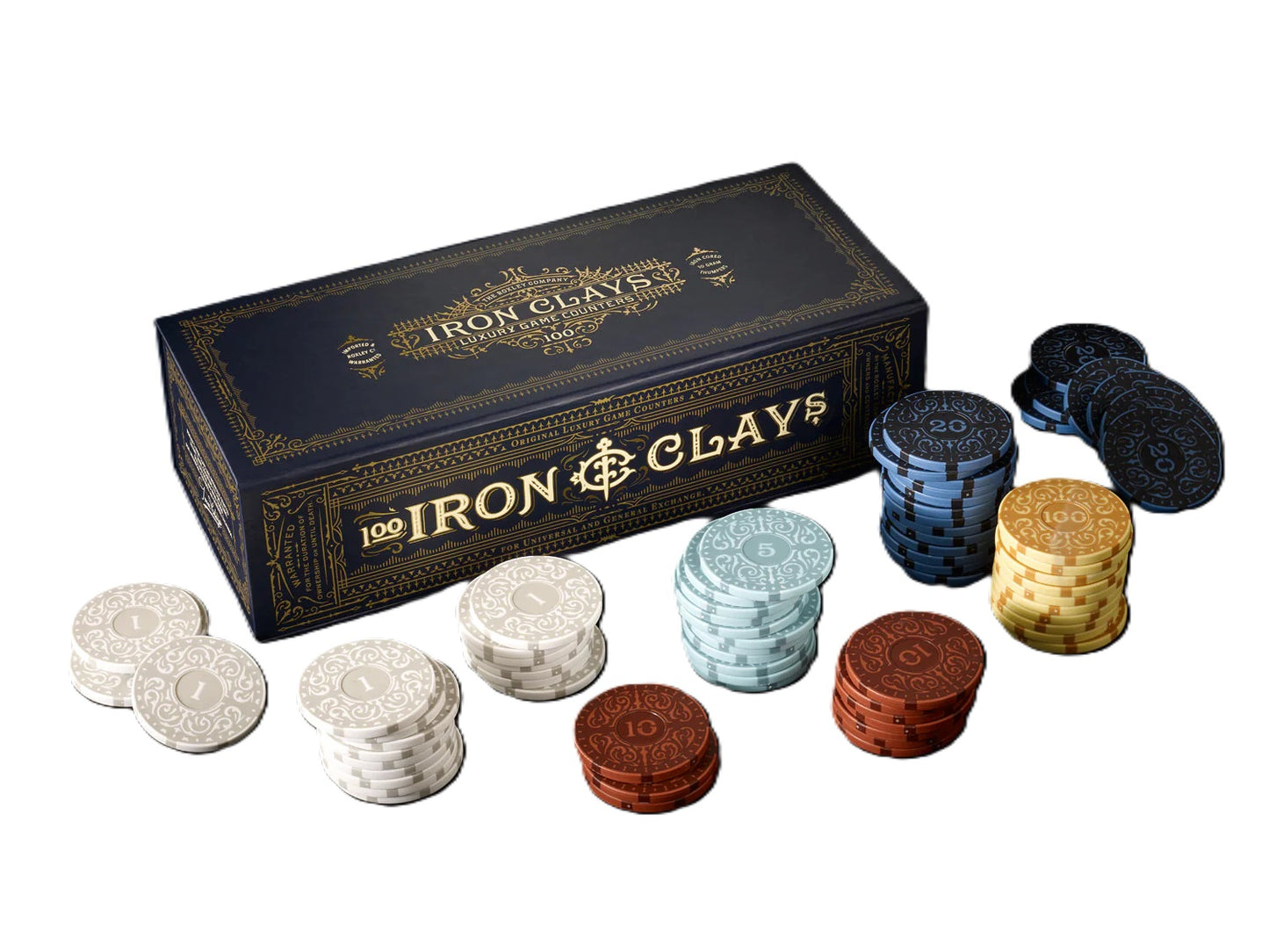 Arcilla de hierro Roxley, caja de 100