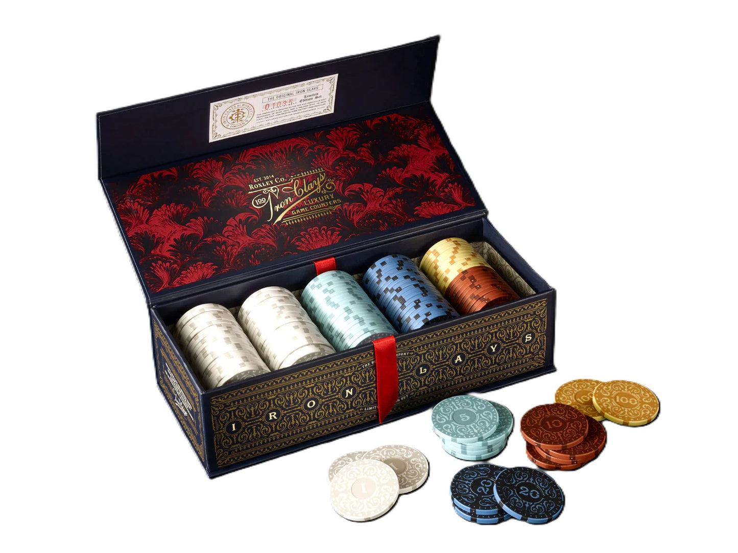 Arcilla de hierro Roxley, caja de 100