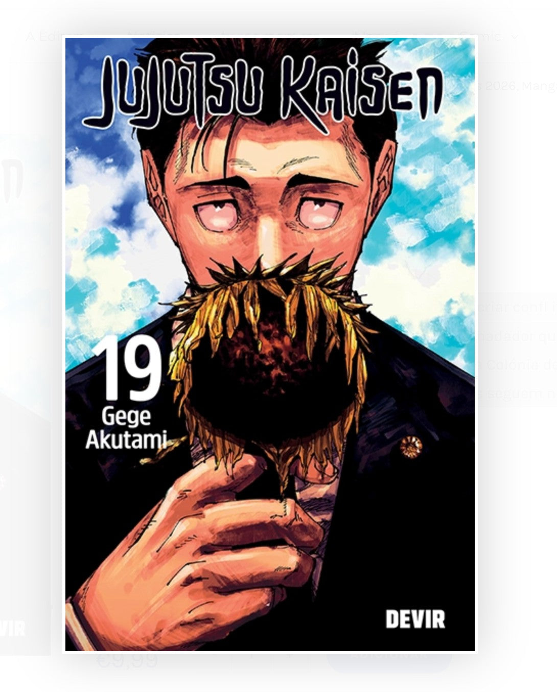 Jujutsu Kaisen Vol. 19 Mangá em Portugûes, Gege Akutami