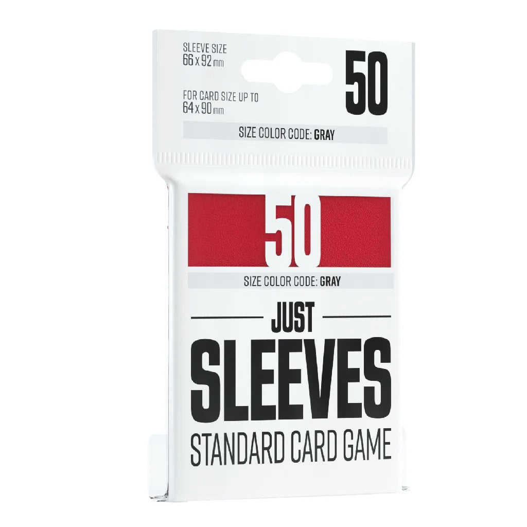 Just Sleeves, Card Sleeves, Standard Size 66x 92, Pack of 50