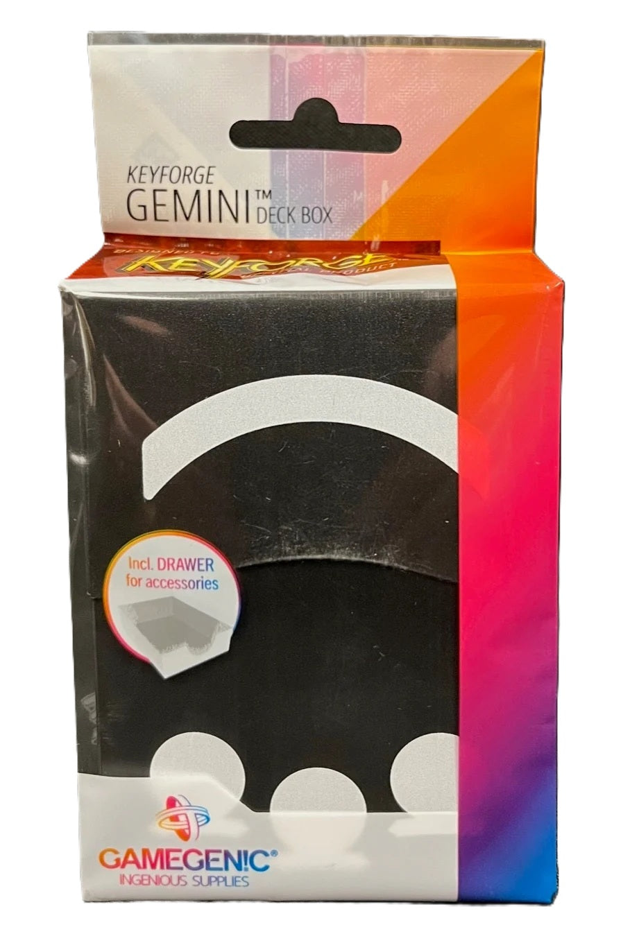 KeyForge Gemini Deck Box, Black