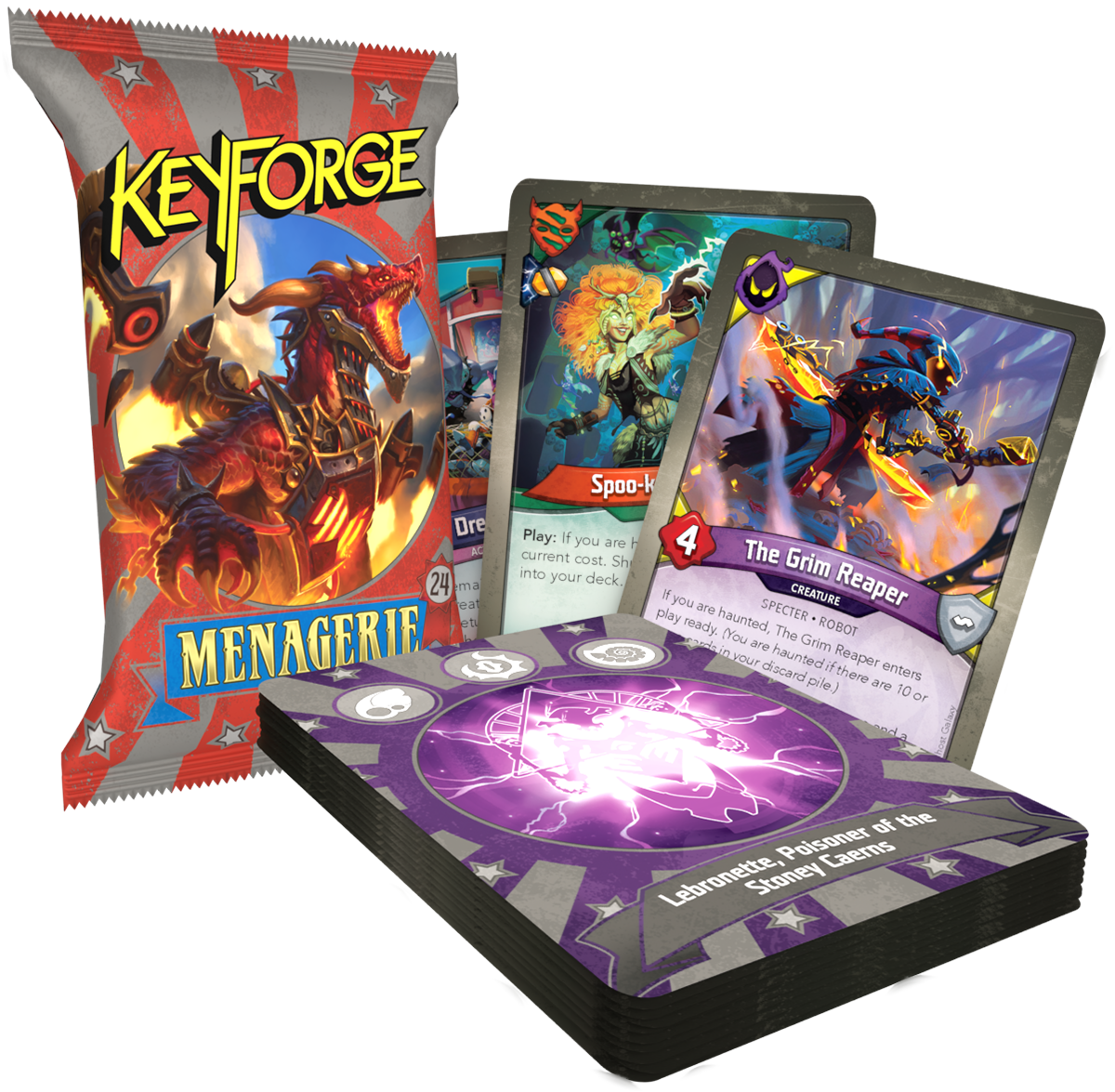 Keyforge Menagerie Deck English Card Game – A Jogar É Que A Gente Se ...