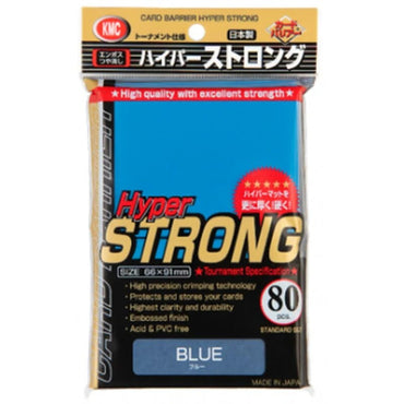 KMC Hyper Strong Sleeves, Standard 61 x 91, Pack of 64, 100 Micron