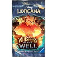 Disney Lorcana Whispers in the Well: Booster Pack of 12 Cards, English Edition