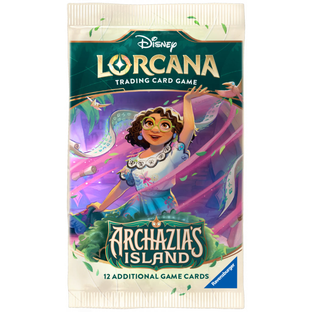 Disney Lorcana Azurite Sea: Sobre de refuerzo, 12 cartas (EN)
