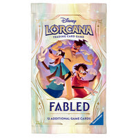 Disney Lorcana Fabled: Booster Pack of 12 Cards, English Edition